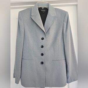 Kasper Light Gray (Blue Gunmetal) Women's Blazer